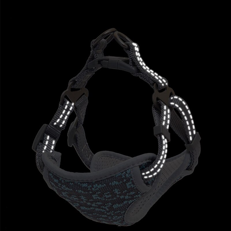 Lightweight Vest-style Dog Harness Small Dog Leash Flying Woven Fabric Teddy Bichon Pomeranian Dog Harness Dog Accessories