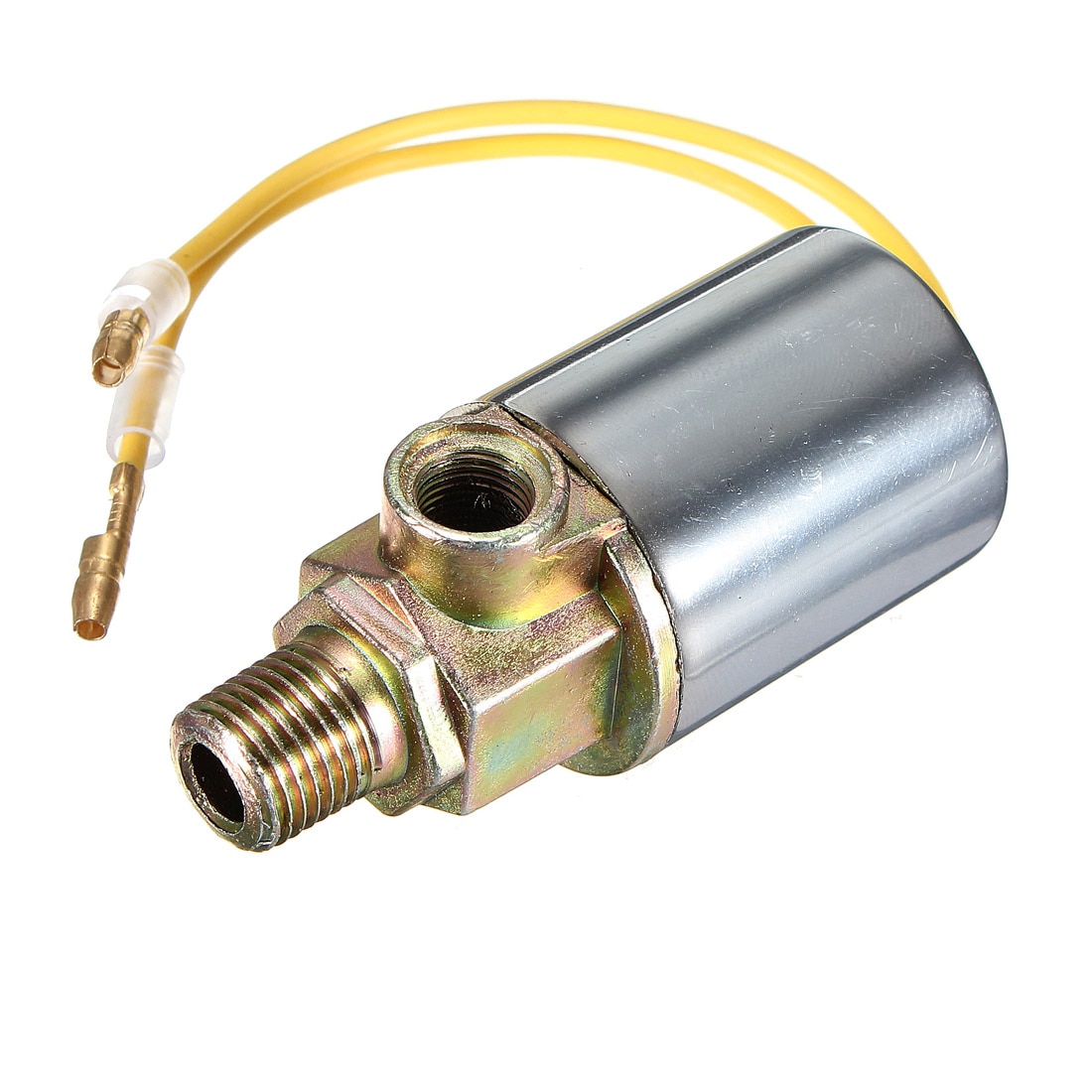 1/4inch 12V 24V 10A Metal Car Train Truck Air Horn Electric Solenoid Valve Heavy Chrome