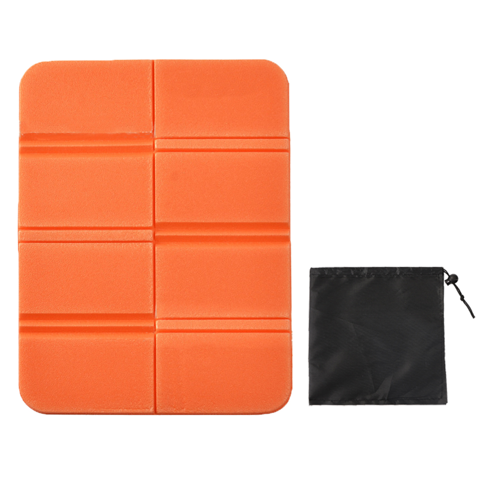Foldbar udendørs rejsemåtte fugttæt pude bærbar picnic bbq pude siddeunderlag camping vandreture vandtæt blød pude: Orange