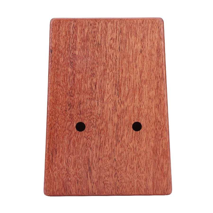 Kalimba 17-Key Kalimba Portable ​Single Mahogany Board Body Thumb Piano Mahogany Wooden Body Musical Instrument