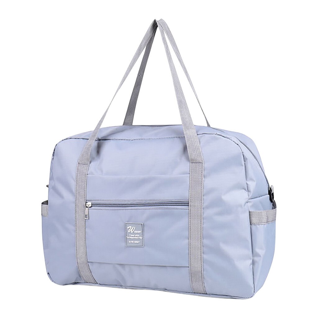 Grande Capacidade de Saco de Viagem Da Moda Para O Homem Mulheres Fim De Semana Saco de Grande Capacidade Saco de Viagem Transportar em Sacos Сумка Женская 30: Cinza