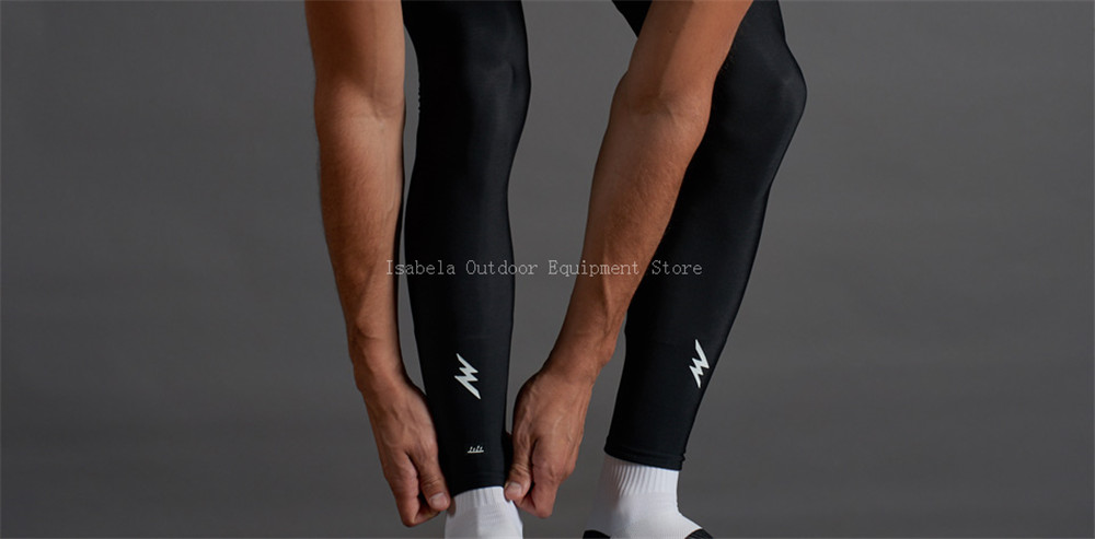 Morvelo-Calentadores de compresión para piernas para hombre y mujer, medias largas para baloncesto, fútbol, ciclismo, Mangas de pantorrilla, UV, 1 par