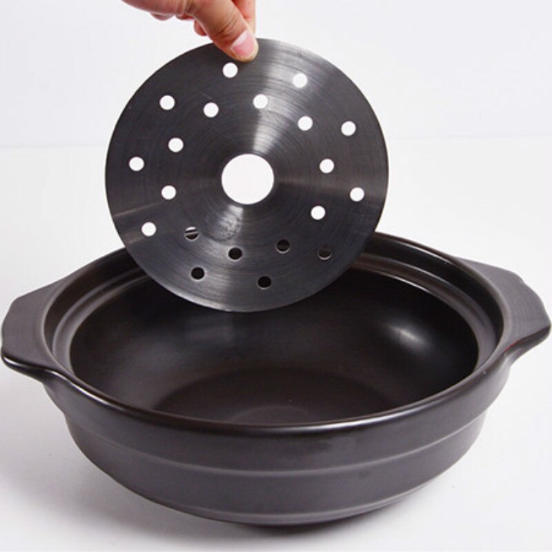 16.5cm induktion kogeplader konverter disk rustfrit stål plade køkkengrej til magnetisk, induktion komfur termisk styreplade