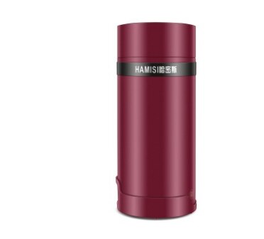 Electric Kettles Travel Portable Thermos Smart Kettle Multi function Milk Heating Cup Stainless Steel Water Cup Mini Teapot: Red / UK Adapter
