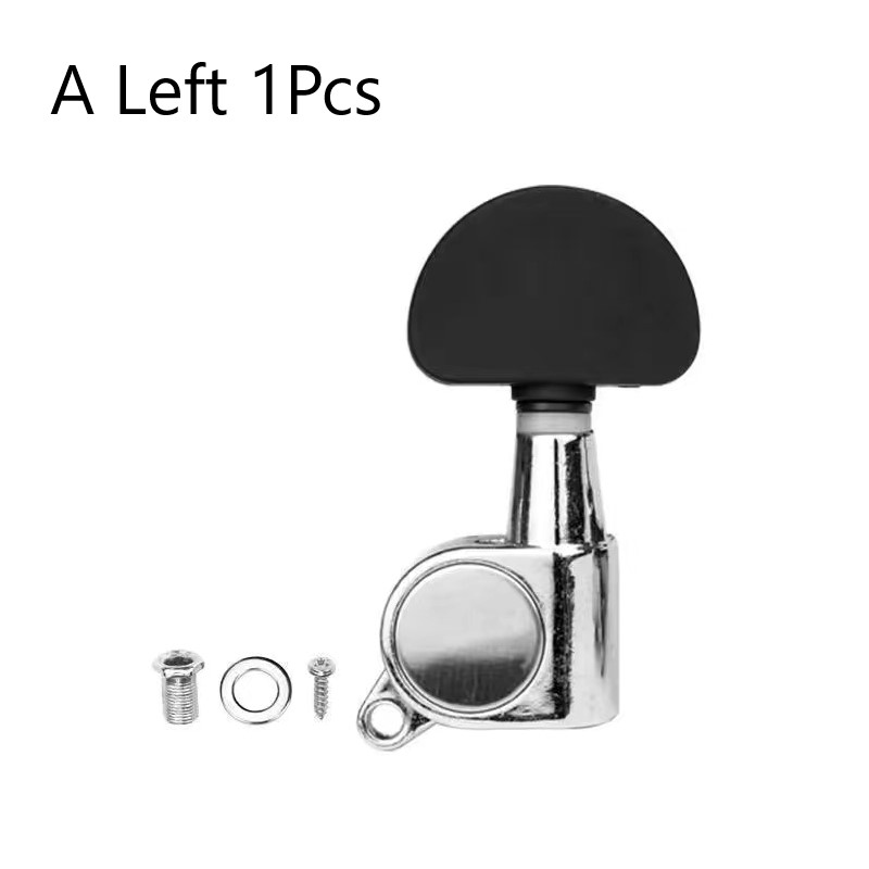 Clavijas de afinación de cuerdas de guitarra izquierda/derecha, semicerradas/todas cerradas, sintonizador de botones, cabezales de máquina, accesorios de guitarra, 1 Uds.: YELLOW