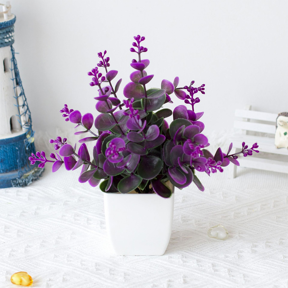 1 stk. bonsai silkeblomster blomme kunstige potteplanter blomster simulering vinter blommegren vaser bryllup hjem værelse dekoration