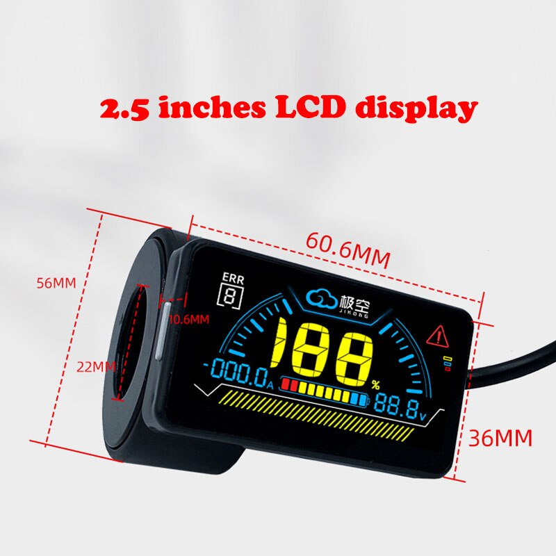Accessories for JK Jikong Active Balancer BMS Battery Cable Wire XH2.54 Connector Adapter GPS RS485 Module LCD Display Bluetooth: 2.5 inches LCD