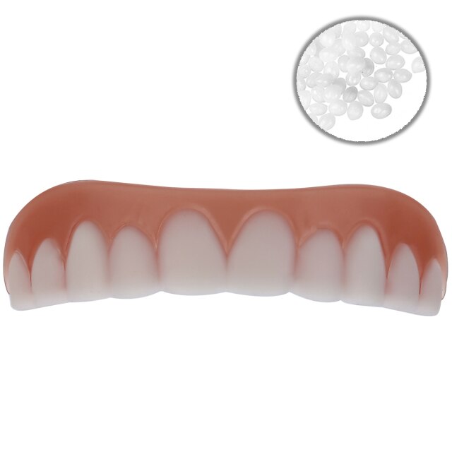 Dentaduras cosméticas para mujeres y hombres, cuidado bucal, belleza, superior/inferior: Upper teeth