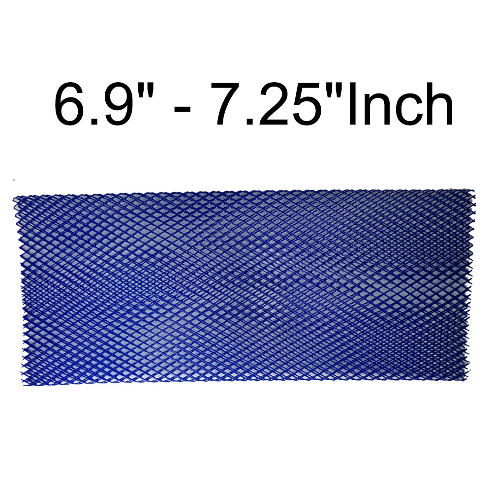 6.9"-8" Heavy Duty PVC Scuba Diving Tank Protective Mesh Dive Cylinder Tank Mesh Protection: 7Inch Blue