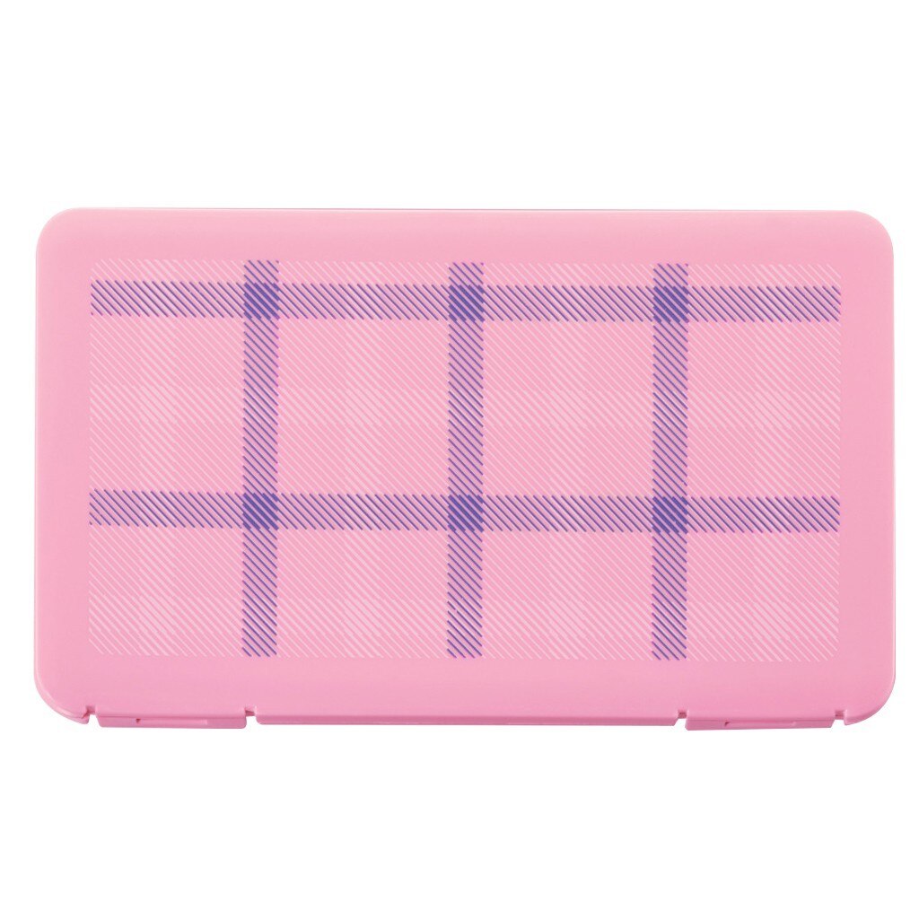 Foldable Disposable Dust Mask Storage Box Recycling Dustproof Face Mask Storage Clip Container Case Masks Storage Bag #j2s: Pink