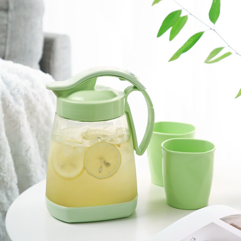 Jarra de agua de PP de gran capacidad, sin BPA, en lugar de agua, hervidor de agua, jarra de bebidas, contenedor de plástico para cocina, suministros de 1.5L