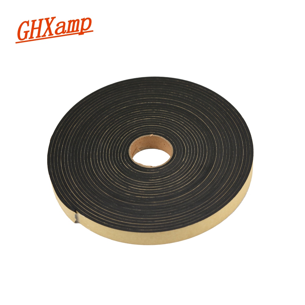 2 meter Lautsprecher Reparatur EVA Abdichtung Streifen Schwarz einseitige kunststoff stoßfest absorber Dichtung dichtung 18*3mm