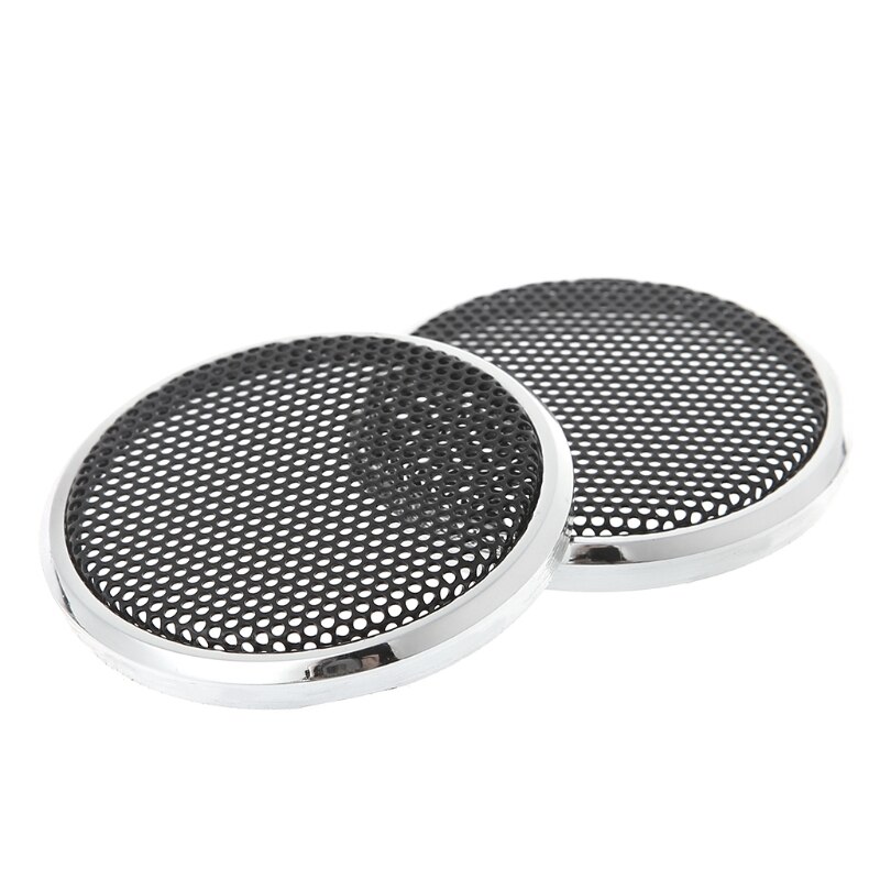 2 Pcs 50mm Speaker Steel Mesh Round Grill Protective Cover Decorative Circle 19QA