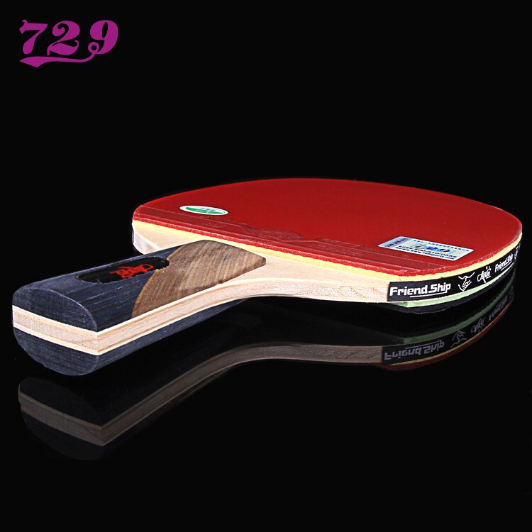 729 Friendship 3 Star 4 Star Pips-in Table Tennis Racket For Ping Pong Shakehand Long Handle