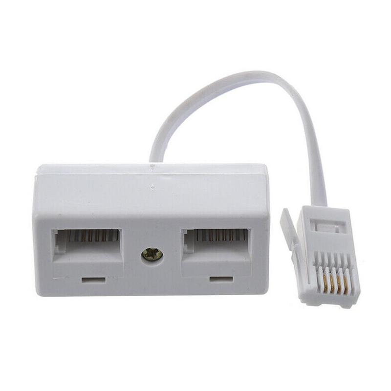 1Pc Bt Plug Telefoon Splitter Rj11 Uk Bt Telefoon Socket Converter Telefoon Adapter 2 Om Vrouwelijke Mannelijke 1 Te splitter S5x3: Default Title