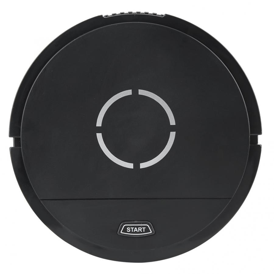 Household USB Charging Automatic Sweeping Robot Intelligent Vacuum Cleaner Black