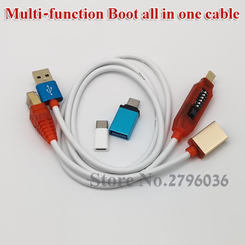 UMF Alle Boot Kabel (EENVOUDIG SCHAKELEN) Micro USB RJ45 All in One Multifunctionele Boot Kabel edl kabel