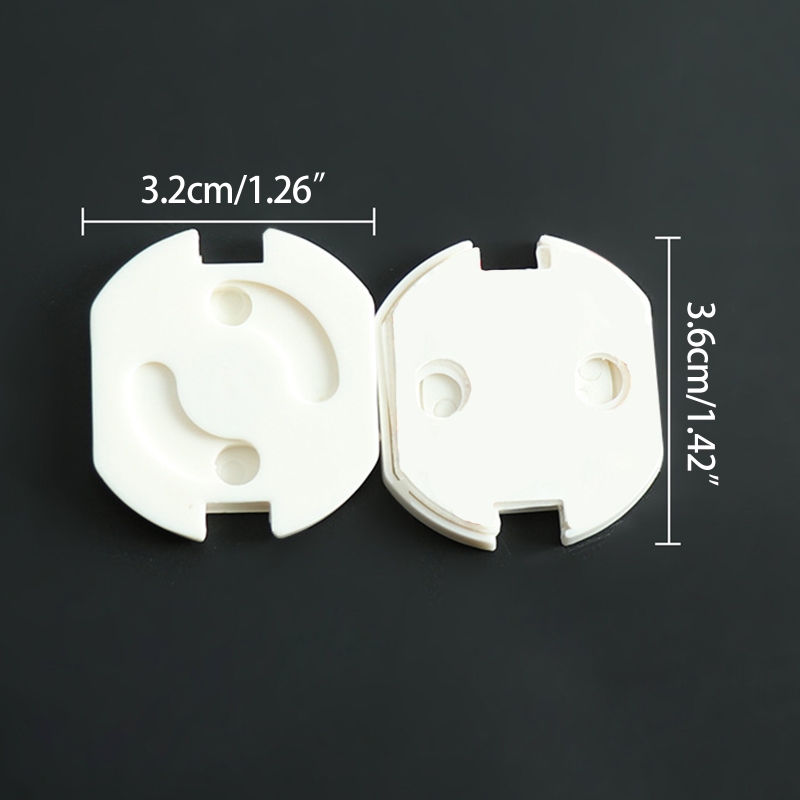 10 Pcs Wit Outlet Covers Kind Proof Elektrische Protector Baby Proofing Outlet Plug Covers Kids Veiligheid Socket Covers