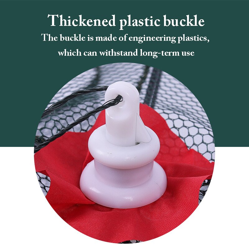 Portable Hexagon Fish Network 4-20 Holes Fishing Net Easy To Use Foldable Fishnets Shrimp Nets Shrimp Cage Fishing Cage