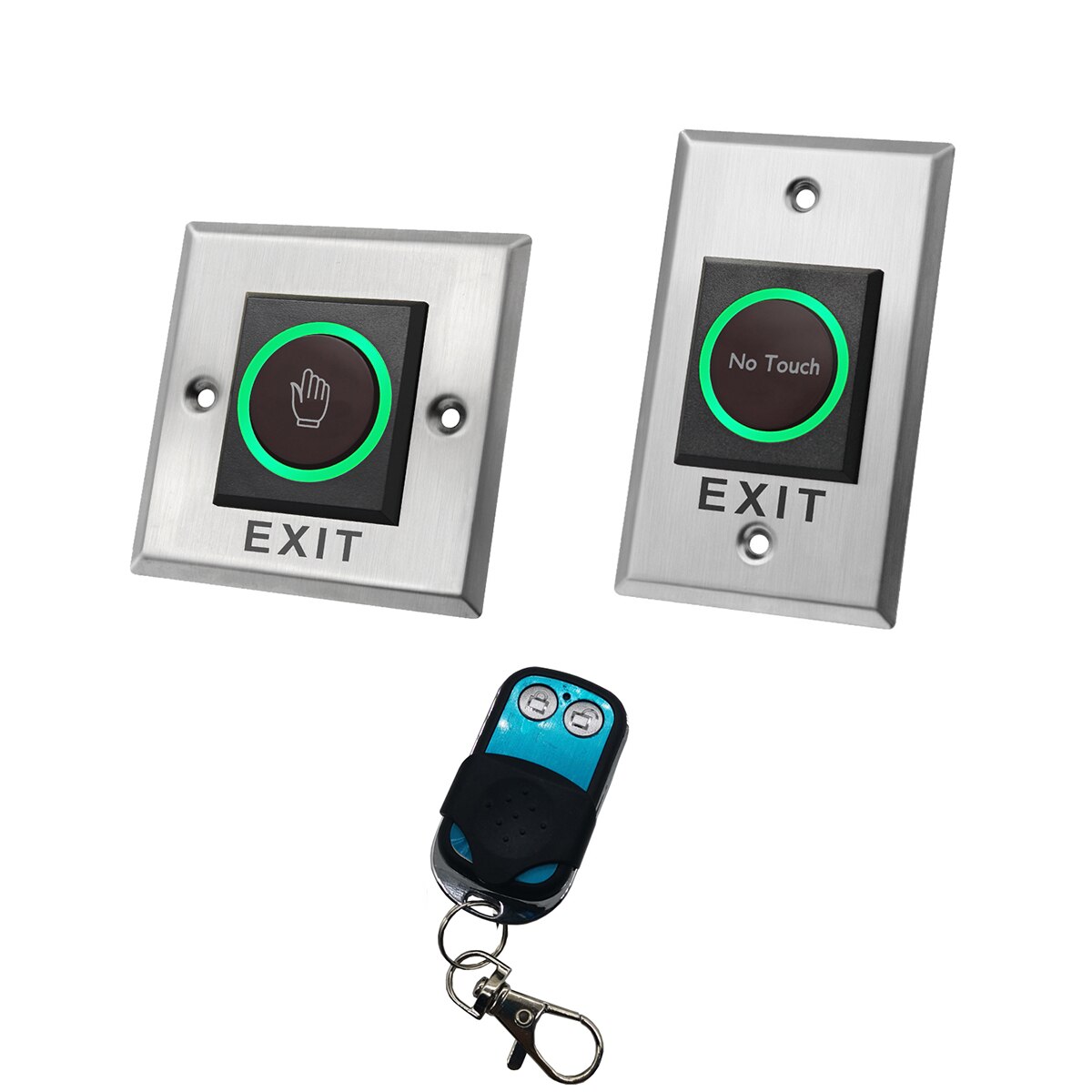 DC12V 24V Touchless Door Lock Release Switch IR Contactless Infrared Opener 433Mhz Wireless Remote Control No Touch Exit Button