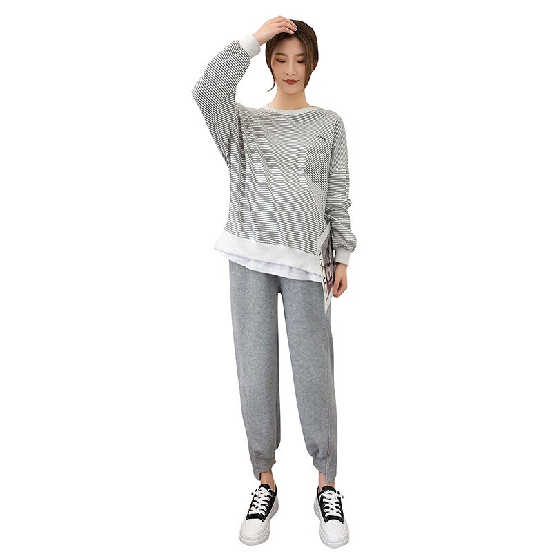 Mallas de maternidad gruesas para mujeres embarazadas, Leggings de cintura ajustable, línea de terciopelo, Ropa de embarazo, pantalones, Ropa Maternal