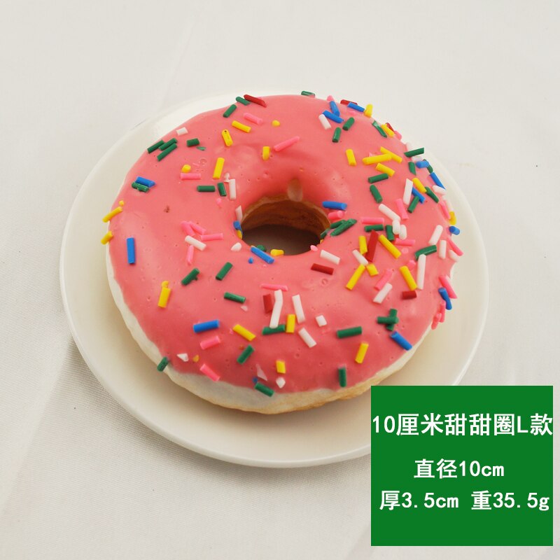 10Cm Kunstmatige Donut Voedsel Chocolade Taart Zoete Roll Kunstmatige Mini Squishy Donut Simulatie Model Fotografie Decoratie Props: 10cm xigua red keli