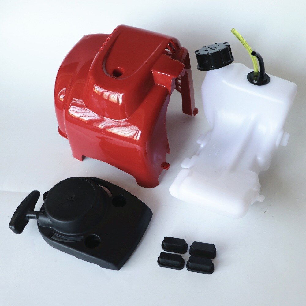 Engine Shroud Cover Pull Starter Fuel Tank replacement Kit For GX35 1.3hp Mini 4-Cycle Gasoline Mower Trimmer Brushcutter