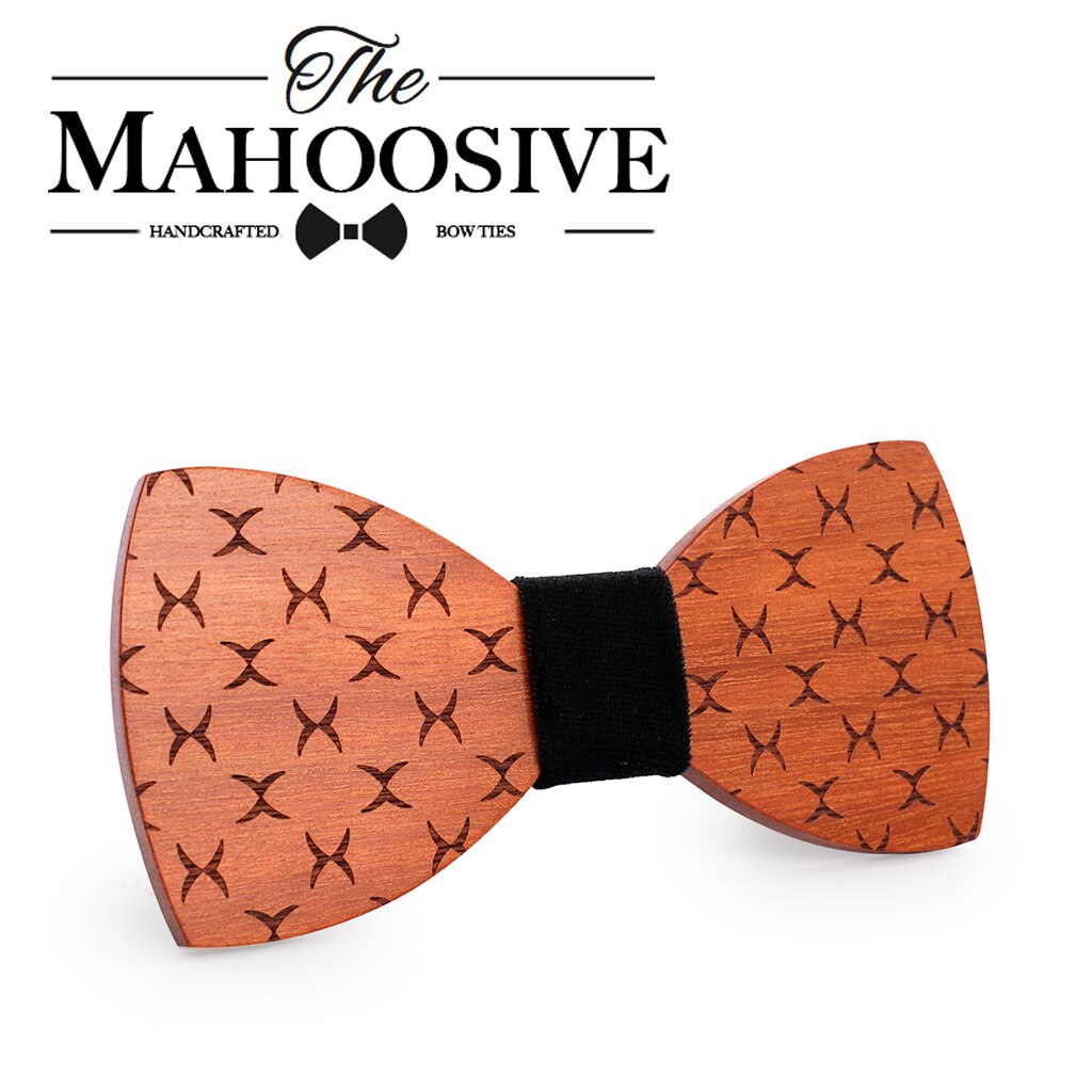 Mahoosive Bowties Groom Normal Mens wood Cravat For Men Butterfly Gravata Male Marriage Wedding Bow Ties