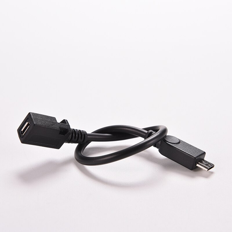 0.15M 15cm Micro USB Female To Micro USB Male Connector Adapter Data Transfer Cable For Phones MP3 MP4 Charging Extension Cord