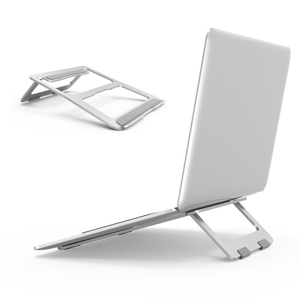 Foldable Laptop Stand Aluminum Adjustable Desktop Tablet Holder Desk Table Mobile Phone Stand practical
