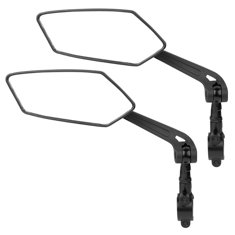 Miroir de vue arrière de vélo, support métallique, montage latéral sur le guidon, réflecteur de vue arrière de Scooter électrique, Rotation pivotante, lentille réglable: VMR-007 L2