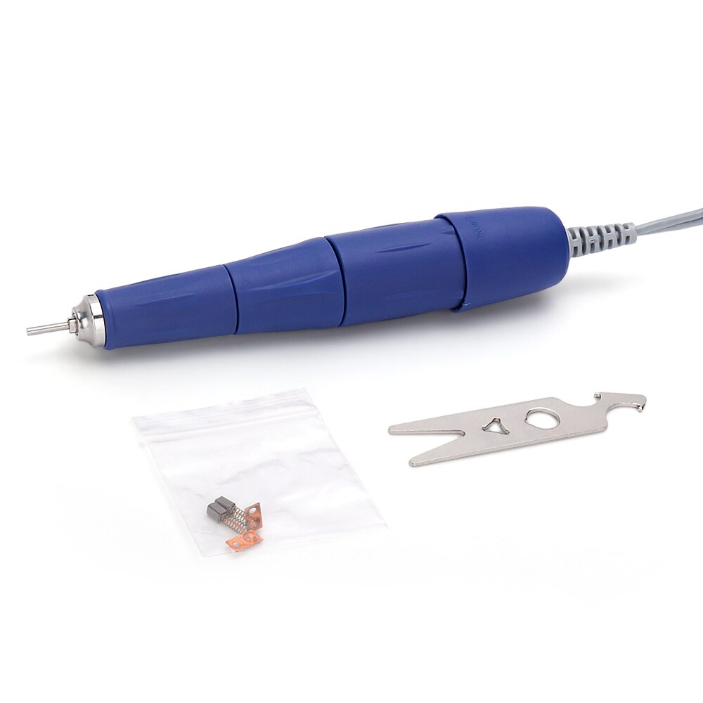 Fuerte 210 204 90 torno eléctrico para manicura pedicura lima de uñas 105L Micromotor pieza de mano 35000RPM taladro de uñas pluma pulidora