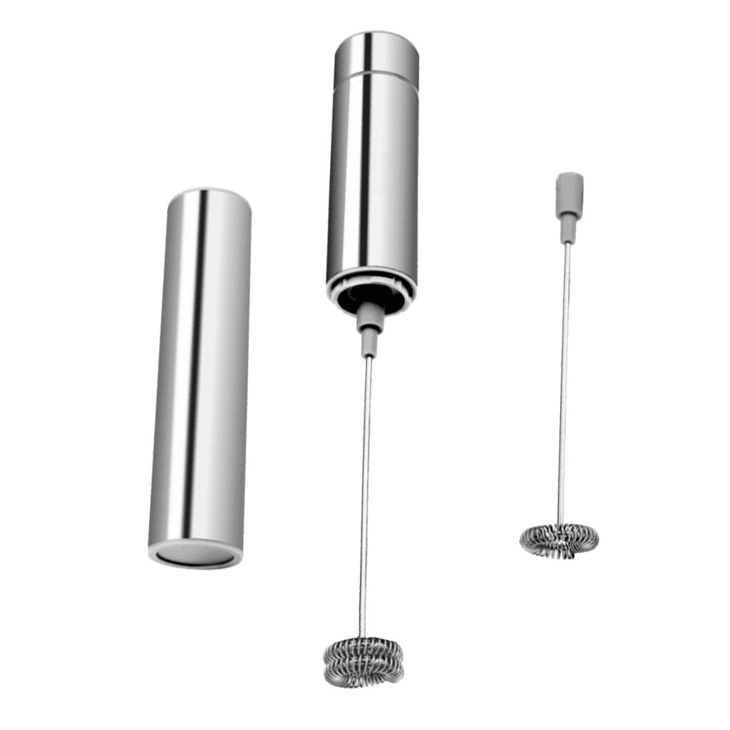 Elektrisk batteridriven visp kaffemjölkmixer omrörare skummare äggvisp