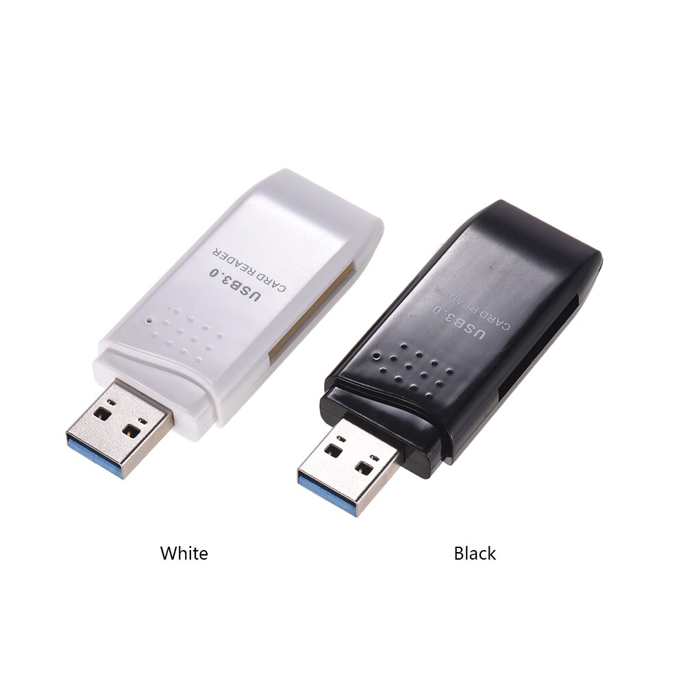 USB 3.0 Card Reader SDXC TF 2 in 1 Multifunction for Tablets PC Laptop Computer White support 2 in 1 SDXC and TF format