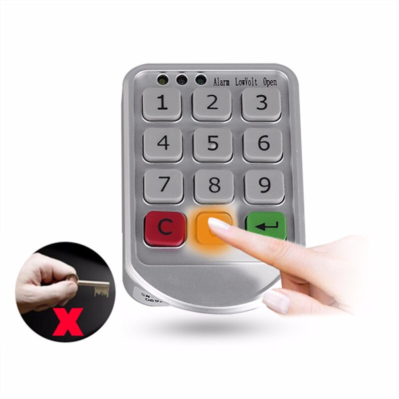 Intelligent Electronic Door Code Lock Digital Password Keypad Number Cabinet Drawer Door Code Lock Storage Cabinet Security Lock