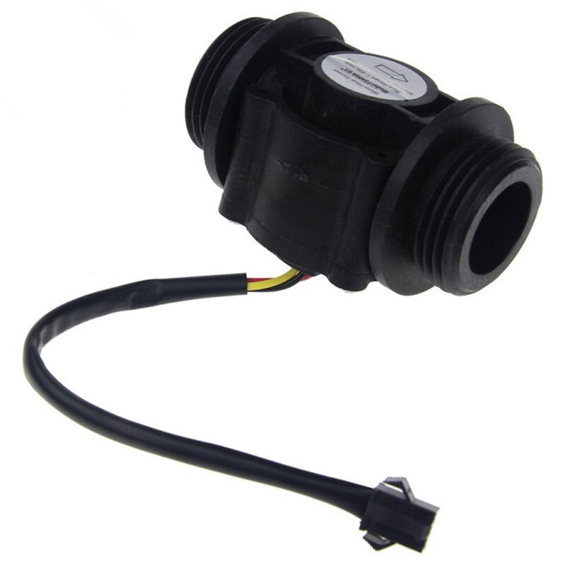 2 Stuks Water Flow Sensor Fuel Flow Meter Water Meter Sensor Flowmeter Water Sensor Teller Indicator FS400A G1 DN25 1-60L/Min