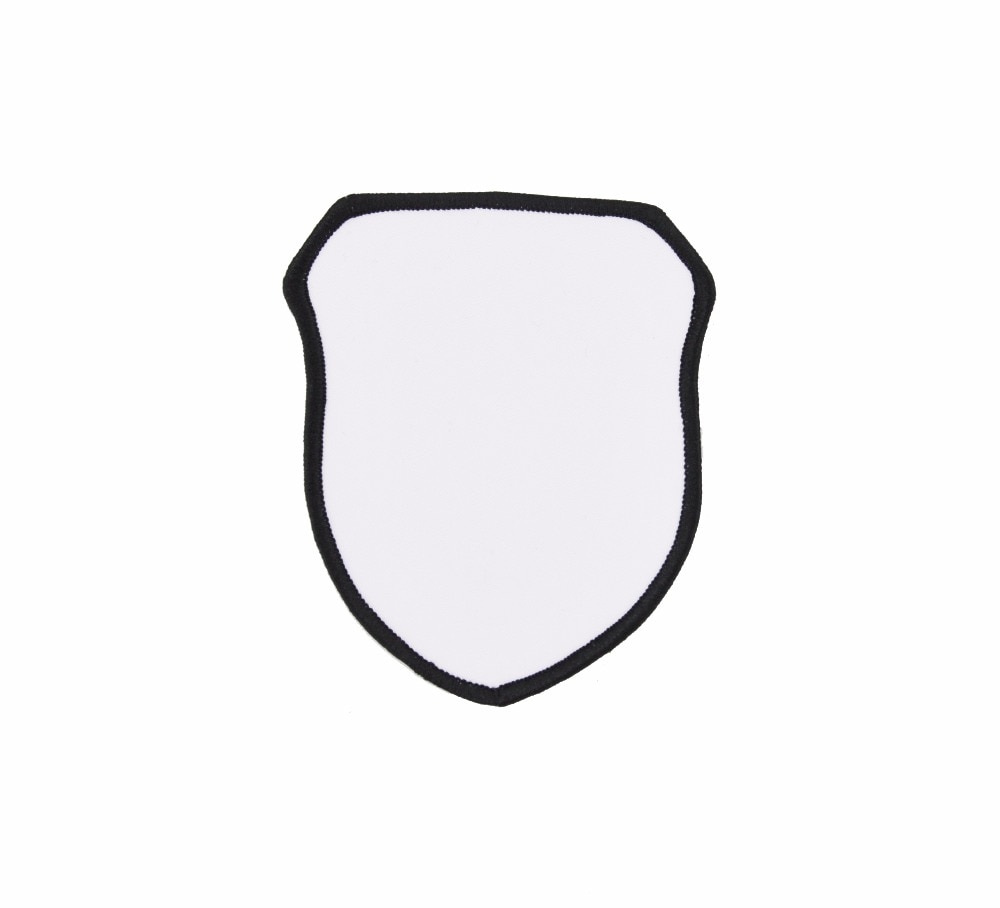 50 stk sublimering til varmepressemaskine overførsel diy blank badge broderet smelteklæber 3d badges armbånd stof badges