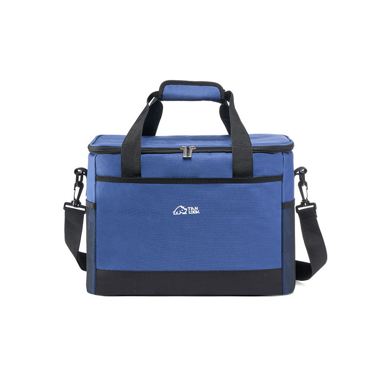 Large Capacity Cooler Bag With Hard Liner Insulated Picnic Lunch Bag Box Cooling Bag For Camping Bbq Family Outdoor Activities: Gold