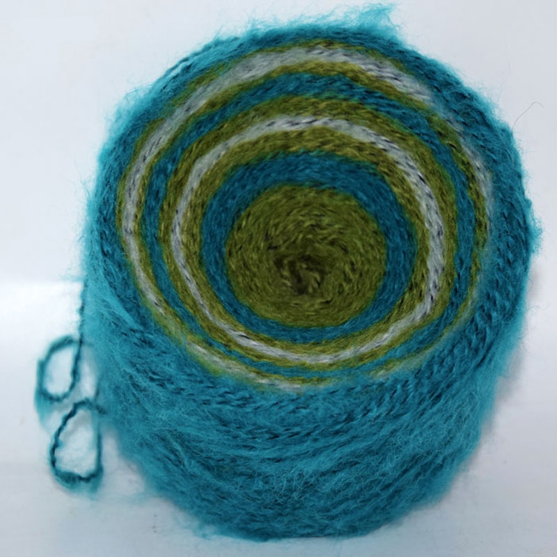 Neue 250g Natürliche importieren Bunte Raum farbstoff Phantasie Mohair Acryl Merino Wolle Garn Hand betroffen Häkeln Gewinde, z3907