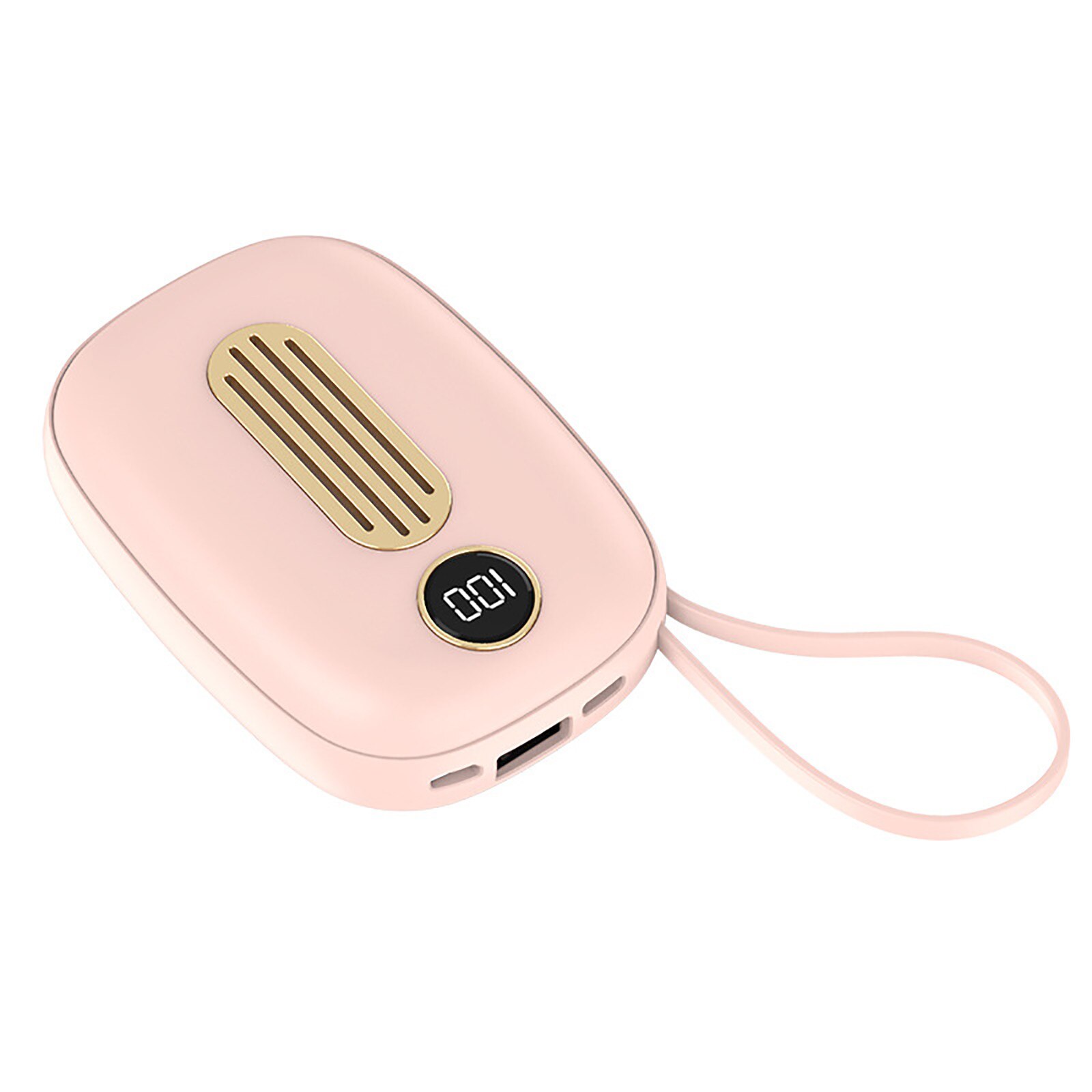 lovely Hand Warming Cute Mini USB Charger Portable Mobile Power Display 10000MA hand warmers rechargeable outdoor Mini Warmers