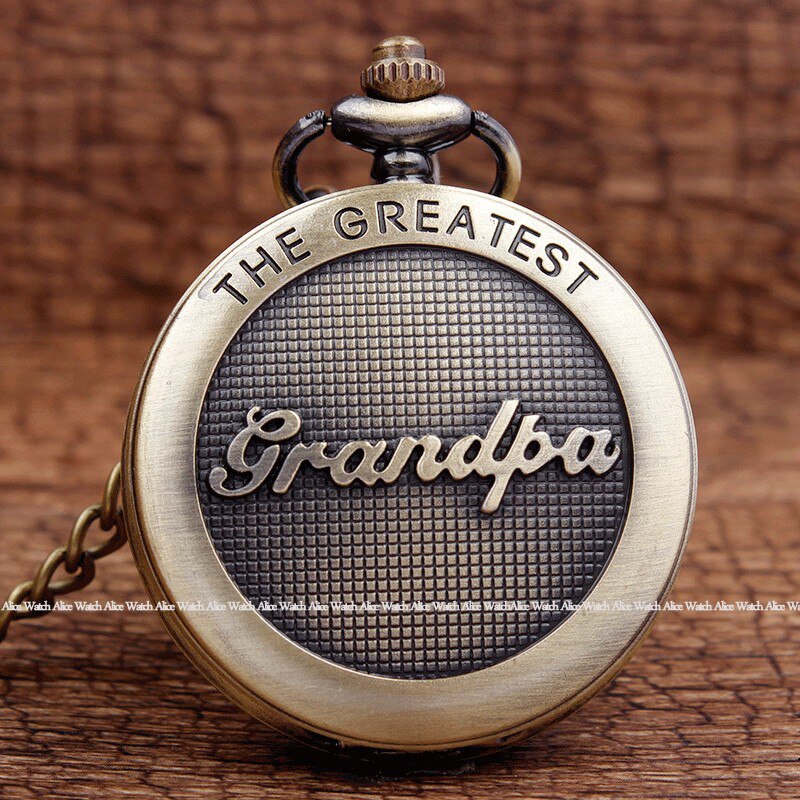 Luxe zilveren gouden quartz zakhorloge opa zakhorloges met ketting voor heren opa kerst relogio de bolso
