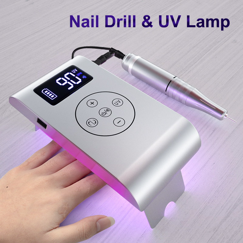 Elektrische Nail Boor Nail Droger Machine Pedicure Boor Gel Polish Remover Cutter Voor Manicure Nail Polijsten Apparatuur