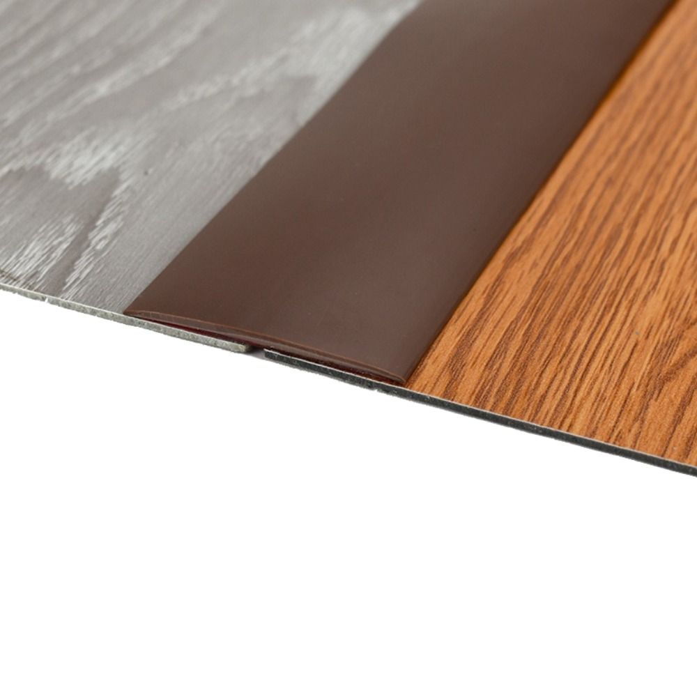 Self Adhesive Carpet To Tile Edging Trim Strip Cuttable Threshold Cover Doorway Divider Strip Wear-resistant Flat Button Strip: MULTI