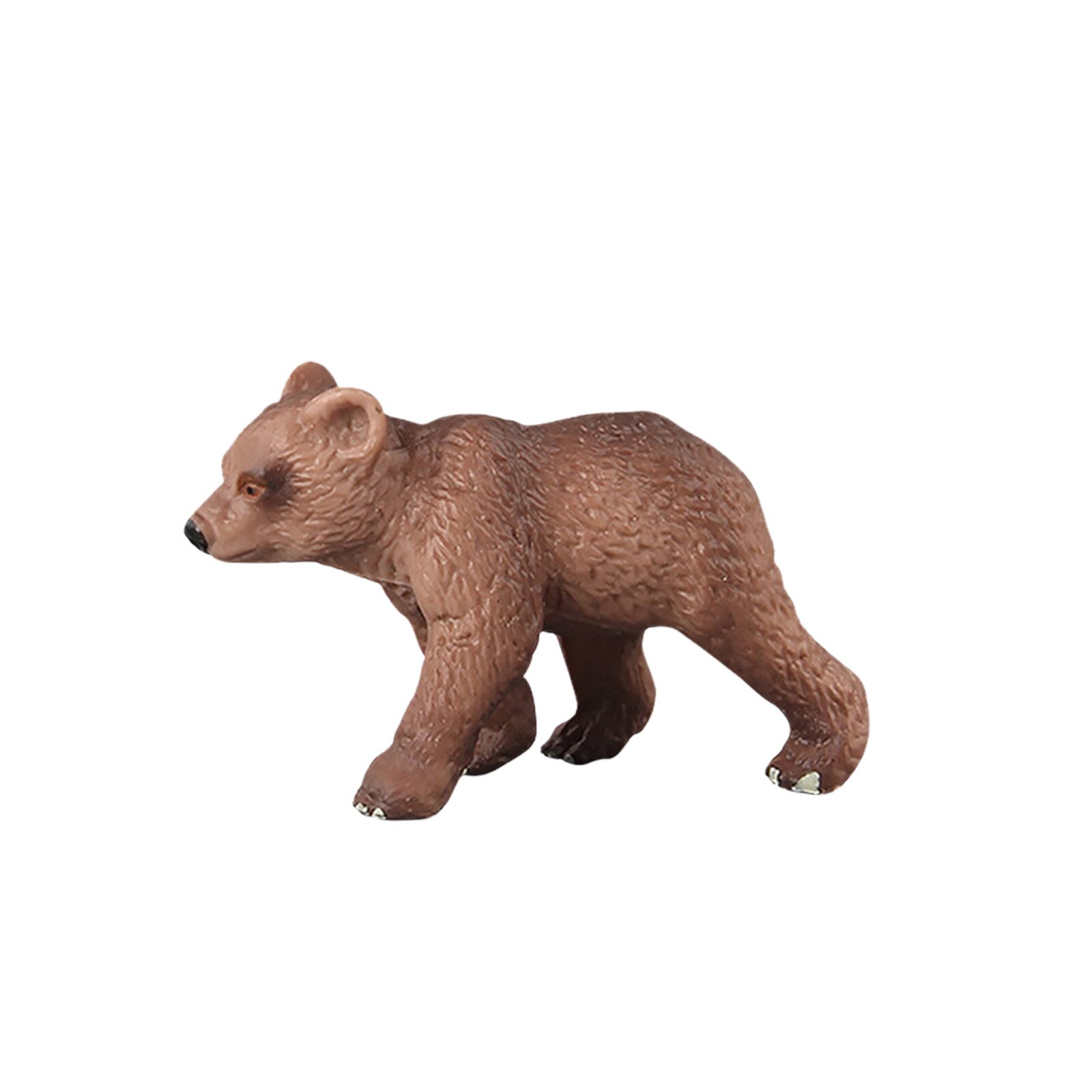 Realistic Woodland Grizzly Bear Toys Figurines Forest Animal Brown Bear Family Figures Home Decor Collection Cake Toppers: B