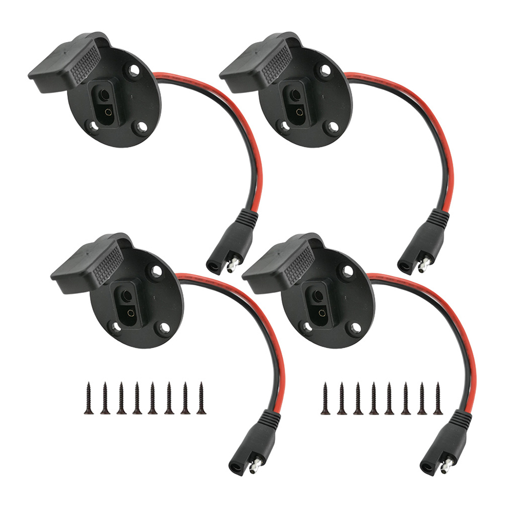 4 Sets Duurzaam Nuttig Sae Quick Connect Plug Zonnepaneel Mount Connector Sae Power Connector