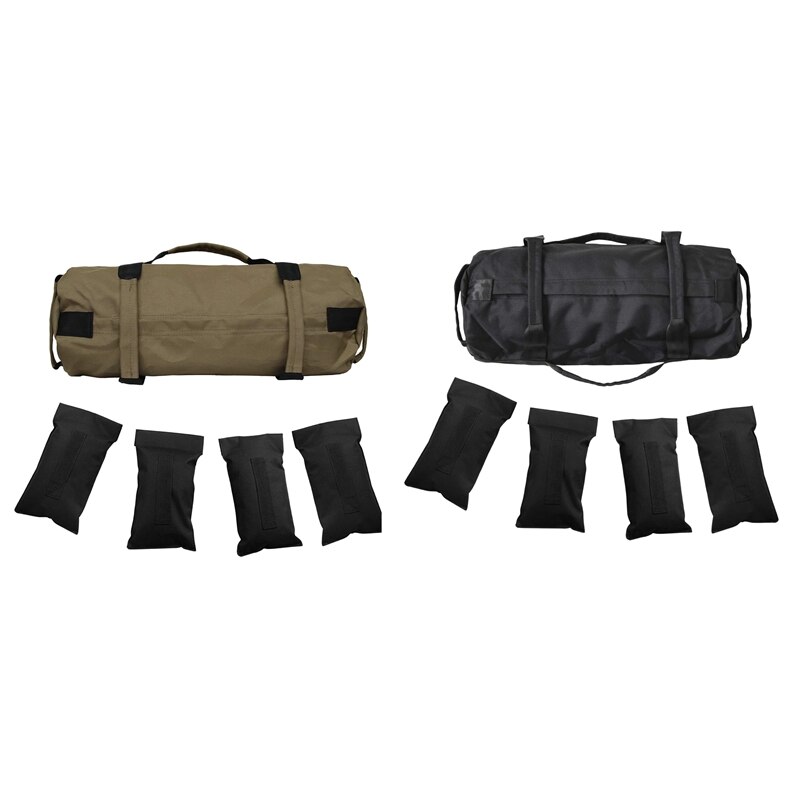 Sacos de arena de entrenamiento de alta resistencia para Fitness, bolsa de arena funcional para entrenamiento con pesas ajustables
