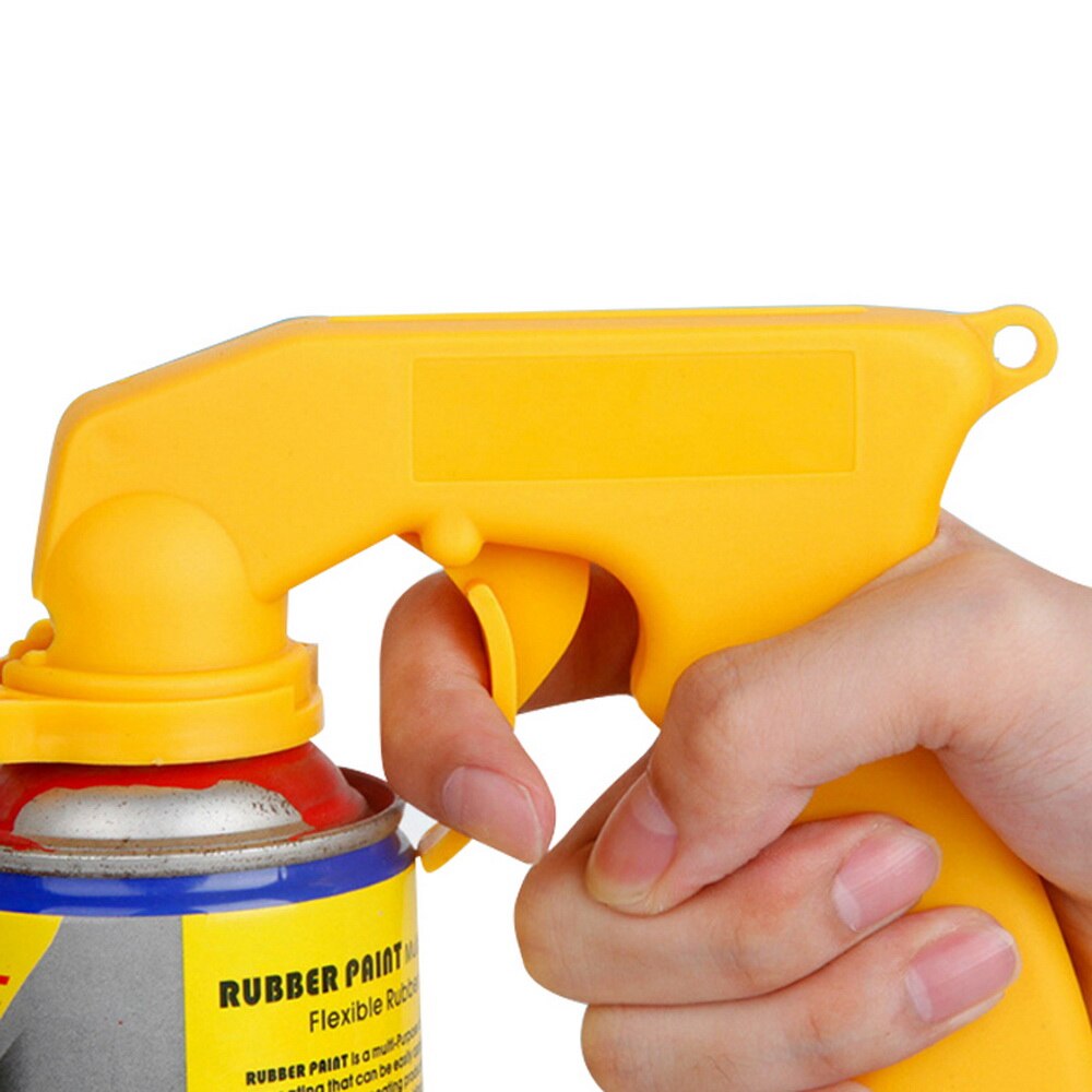 Billakk sprayverktøy aerosolhåndtak med fullgrepsadapter låsekrage for billakkpleie vedlikehold autoverktøy