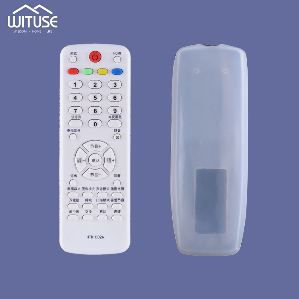 Transparent Silicone Remote Control Cover For Hisense Konka Haier TV Air Conditioner Remote Control Case Dust Protective Case: Model C 16 x 5cm