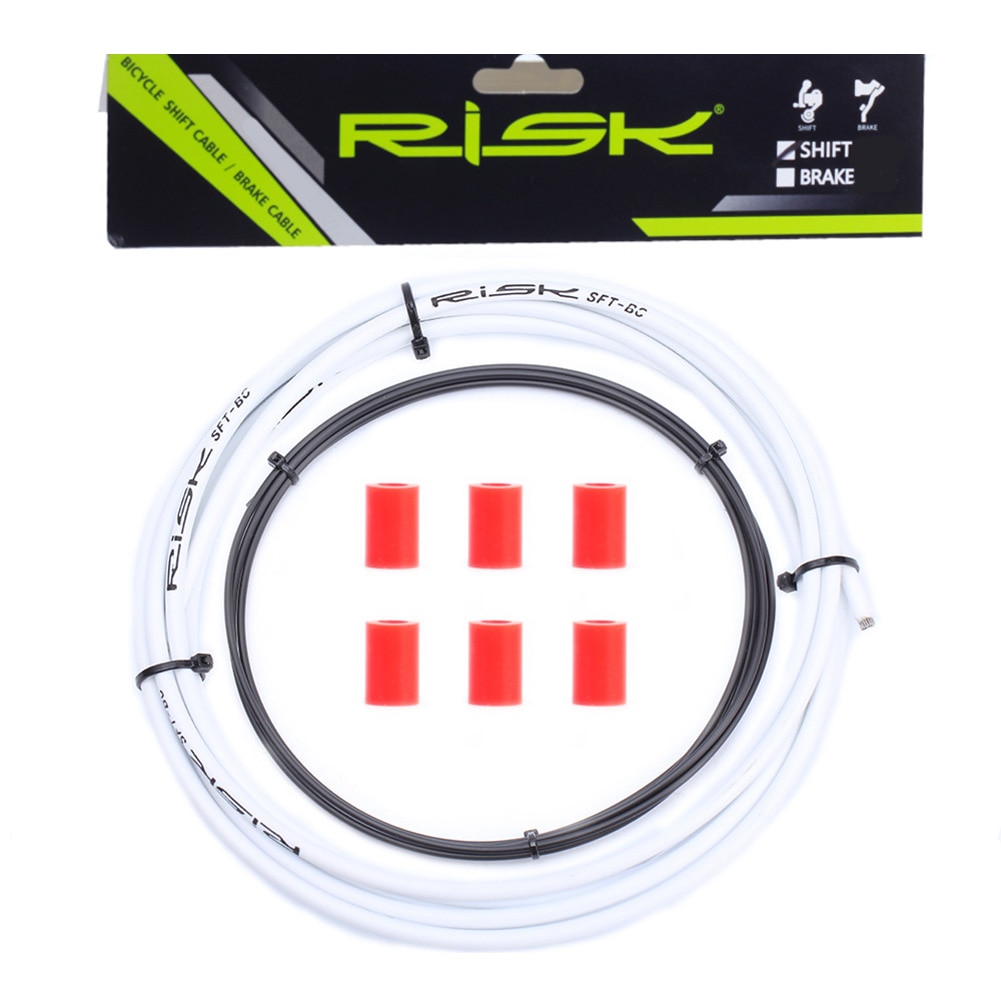 3 Meter Mountain Road Fiets Shift Derailleur/Brake Outer Case Kabel Slang Behuizing Voor Vouwen/Skid Fiets/gedeeltelijke Elektrische Fietsen: White Variable speed