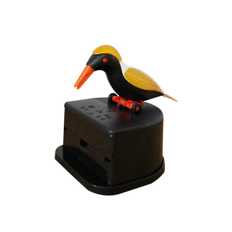 Kreative Hause Zahnstocher Halter Kleine Vogel Automatische Zahnstocher Spender Speicher Box Zahnstocher Behälter Schreibtisch Dekoration: 05